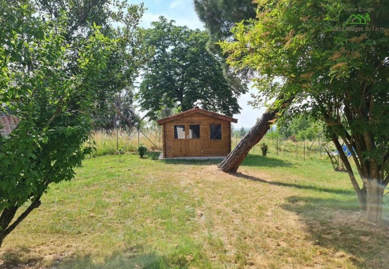 Le Cottage Nature Vigne Rouge Sauna Gaillac Entre Albi-Toulouse & Les Cottages Du Tarn Brens  Exteriör bild