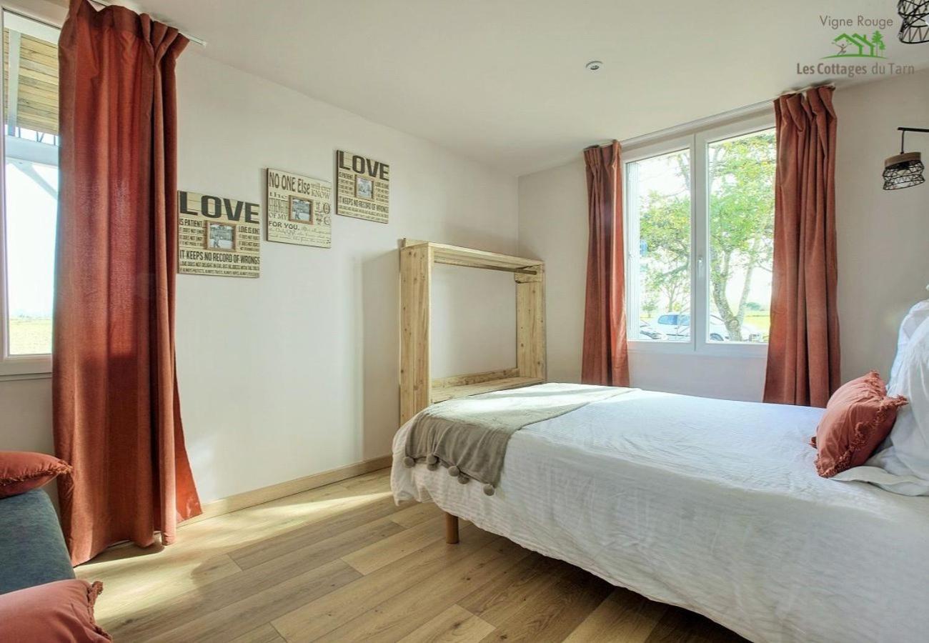 Le Cottage Nature Vigne Rouge Sauna Gaillac Entre Albi-Toulouse & Les Cottages Du Tarn Brens  Exteriör bild