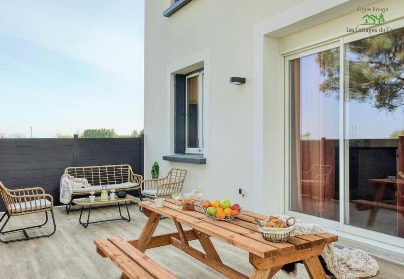 Le Cottage Nature Vigne Rouge Sauna Gaillac Entre Albi-Toulouse & Les Cottages Du Tarn Brens  Exteriör bild