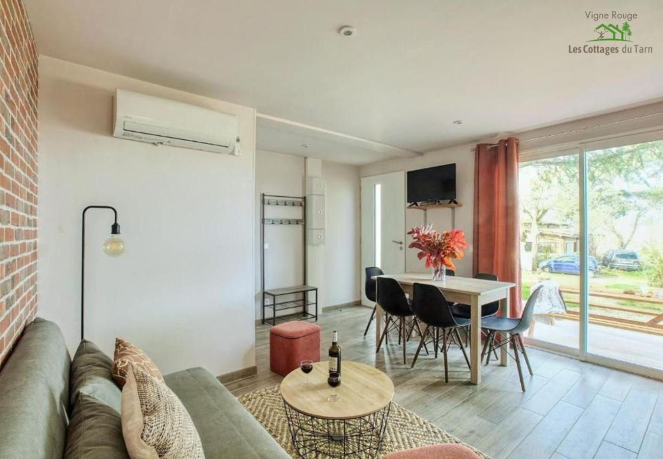 Le Cottage Nature Vigne Rouge Sauna Gaillac Entre Albi-Toulouse & Les Cottages Du Tarn Brens  Exteriör bild
